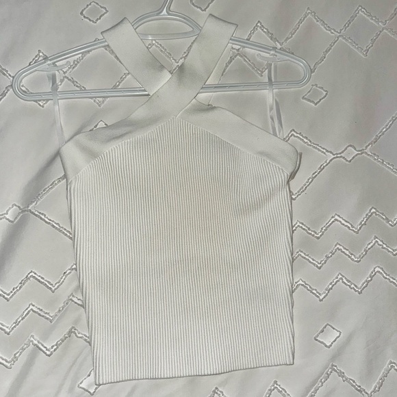 BabatonSculpt Knit Criss Cross Tank - Picture 3 of 4